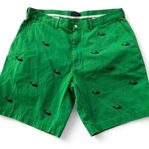 Vintage Polo by Ralph Lauren Green Whale Print Shorts